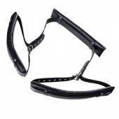 Черные кожаные стропы для фиксации Anonymo - ToyFa - купить с доставкой в Сызрани