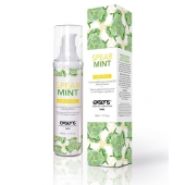Разогревающее массажное масло Gourmet Spearmint Organic с органическими ингредиентами - 50 мл. - Exsens - купить с доставкой в Сызрани