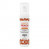 Разогревающее массажное масло Gourmet White Peach Organic с органическими ингредиентами - 50 мл. - Exsens - купить с доставкой в Сызрани