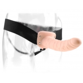 Полый страпон 8  Hollow Strap-On телесного цвета - 19 см. - Pipedream - купить с доставкой в Сызрани