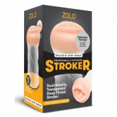 Мастурбатор-ротик ZOLO DEEP THROAT - Zolo - в Сызрани купить с доставкой