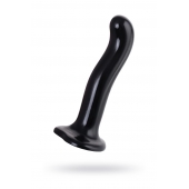 Черный стимулятор для пар P G-Spot Dildo Size L - 19 см. - Strap-on-me - в Сызрани купить с доставкой