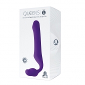 Фиолетовый безремневой страпон Queens L - Adrien Lastic - купить с доставкой в Сызрани