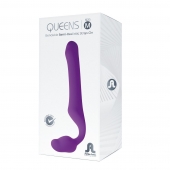 Лиловый безремневой страпон Queens M - Adrien Lastic - купить с доставкой в Сызрани