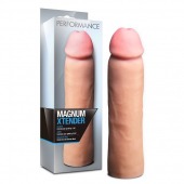 Телесная фаллическая насадка на пенис Magnum Xtender - 23 см. - Blush Novelties - в Сызрани купить с доставкой