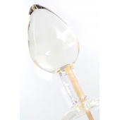 Прозрачный леденец в форме малой анальной пробки со вкусом пина колада - Sosuчki - купить с доставкой в Сызрани