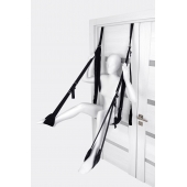 Черные секс-качели на дверь Anonymo №0505 - ToyFa - купить с доставкой в Сызрани