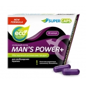 Возбуждающее средство для мужчин Mans Power plus - 10 капсул (0,35 гр.) +1 в подарок - SuperCaps - купить с доставкой в Сызрани
