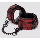Красно-черные наручники Reversible Faux Leather Wrist Cuffs - Fifty Shades of Grey - купить с доставкой в Сызрани