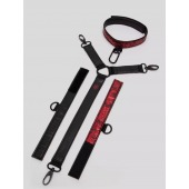 Ошейник с наручниками Reversible Faux Leather Collar and Wrist - Fifty Shades of Grey - купить с доставкой в Сызрани