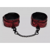 Красно-черные оковы Reversible Faux Leather Ankle Cuffs - Fifty Shades of Grey - купить с доставкой в Сызрани