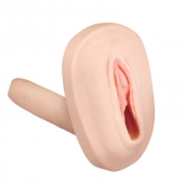 Мастурбатор-вагина с вибрацией и выносным пультом управления REALSTUFF SMOOTH   BALD - Dream Toys - в Сызрани купить с доставкой
