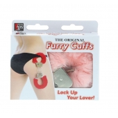 Металлические наручники с розовой меховой опушкой METAL HANDCUFF WITH PLUSH PINK - Dream Toys - купить с доставкой в Сызрани