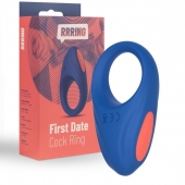 Синее эрекционное кольцо RRRING First Date Cock Ring - FeelzToys - в Сызрани купить с доставкой