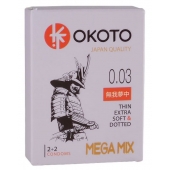 Набор из 4 презервативов OKOTO MegaMIX - Sitabella - купить с доставкой в Сызрани