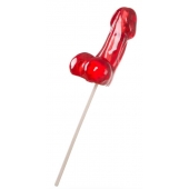 Красный леденец в форме фаллоса со вкусом виски - Sosuчki - купить с доставкой в Сызрани