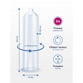 Презервативы MY.SIZE размер 64 - 10 шт. - My.Size - купить с доставкой в Сызрани