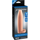 Телесная насадка Real Feel Enhancer XL - 17 см. - Pipedream - в Сызрани купить с доставкой