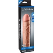 Телесная насадка Fantasy X-tensions Perfect 2  Extension - 20,3 см. - Pipedream - в Сызрани купить с доставкой