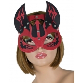 Маска дьяволицы с рожками - LOVETOY (А-Полимер) - купить с доставкой в Сызрани
