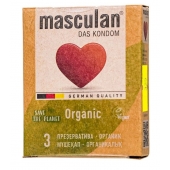Экологически чистые презервативы Masculan Organic - 3 шт. - Masculan - купить с доставкой в Сызрани