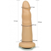 Телесная насадка Harness - 15,8 см. - LOVETOY (А-Полимер) - купить с доставкой в Сызрани