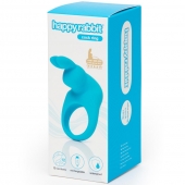 Голубое эрекционное виброкольцо Happy Rabbit Rechargeable Rabbit Cock Ring - Happy Rabbit - в Сызрани купить с доставкой