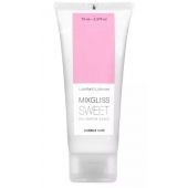 Смазка на водной основе Mixgliss Sweet с ароматом бабл-гам - 70 мл. - Mixgliss - купить с доставкой в Сызрани