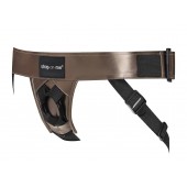 Бронзовый пояс для насадок Curious Harness - Strap-on-me - купить с доставкой в Сызрани