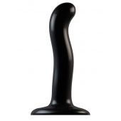 Черный фаллоимитатор-насадка Strap-On-Me P G spot Dildo size S - 16,4 см. - Strap-on-me - купить с доставкой в Сызрани
