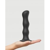 Черная насадка Strap-On-Me Dildo Geisha Balls size XL - Strap-on-me - купить с доставкой в Сызрани