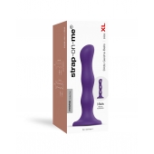 Фиолетовая насадка Strap-On-Me Dildo Geisha Balls size XL - Strap-on-me - купить с доставкой в Сызрани