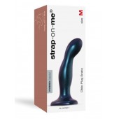 Темно-синяя насадка Strap-On-Me Dildo Plug Snaky size M - Strap-on-me - купить с доставкой в Сызрани
