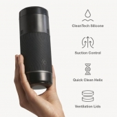 Черный мастурбатор с контролем всасывания Arcwave Pow Stroker - Arcwave - в Сызрани купить с доставкой