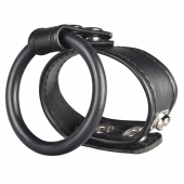 Двойное кольцо выносливости на пенис DUAL STAMINA RING - BlueLine - в Сызрани купить с доставкой