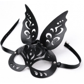 Черная ажурная маска  Зайка  с ушками - Crazy Handmade - купить с доставкой в Сызрани