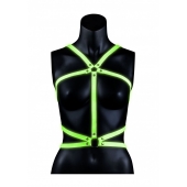 Портупея Body Harness с неоновым эффектом - размер L-XL - Shots Media BV - купить с доставкой в Сызрани