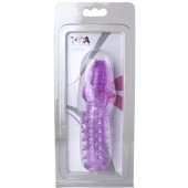 Фиолетовая насадка, удлиняющая половой член - 13,5 см. - Toyfa Basic - в Сызрани купить с доставкой