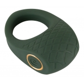 Зеленое эрекционное виброкольцо Luxurious Vibro Cock Ring - Orion - в Сызрани купить с доставкой