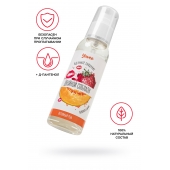 Съедобная гель-смазка Yovee «Двойной соблазн» с Д-пантенолом и вкусом клубники и дыни - 100 мл. - ToyFa - купить с доставкой в Сызрани