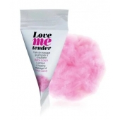 Съедобное согревающее массажное масло Love Me Tender Cotton Candy с ароматом сладкой ваты - 10 мл. - Love to Love - купить с доставкой в Сызрани