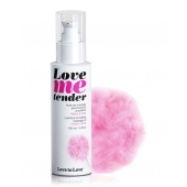 Съедобное согревающее массажное масло Love Me Tender Cotton Candy с ароматом сладкой ваты - 100 мл. - Love to Love - купить с доставкой в Сызрани