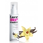 Съедобное согревающее массажное масло Love Me Tender Vanilla с ароматом ванили - 100 мл. - Love to Love - купить с доставкой в Сызрани