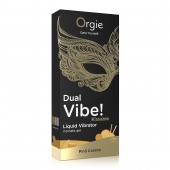 Съедобный гель Dual Vibe Pina Colada с эффектом вибрации и вкусом коктейля пина колада - 15 мл. - ORGIE - купить с доставкой в Сызрани
