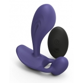 Темно-синий вибромассажер Witty P G Vibrator with Remote Control - Love to Love - в Сызрани купить с доставкой