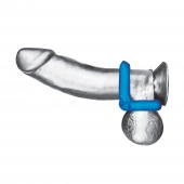 Комплект из 2 эрекционных колец-восьмерок 2-Pack Duo Cock And Ball Stamina Enhancement Ring - BlueLine - в Сызрани купить с доставкой