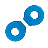 Комплект из двух колец для пениса 2-Pack Ultra-Stretch Stamina Endurance Ring - BlueLine - в Сызрани купить с доставкой