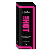 Гель для оральных ласк Oral Hot с согревающим эффектом - 15 гр. - HotFlowers - купить с доставкой в Сызрани