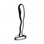 Стальной стимулятор простаты Stainless Steel Prostate Plug - 11,5 см. - b-Vibe - в Сызрани купить с доставкой