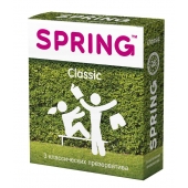 Классические презервативы SPRING CLASSIC - 3 шт. - SPRING - купить с доставкой в Сызрани